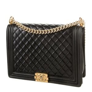 Authentic Chanel Boy Bag XL